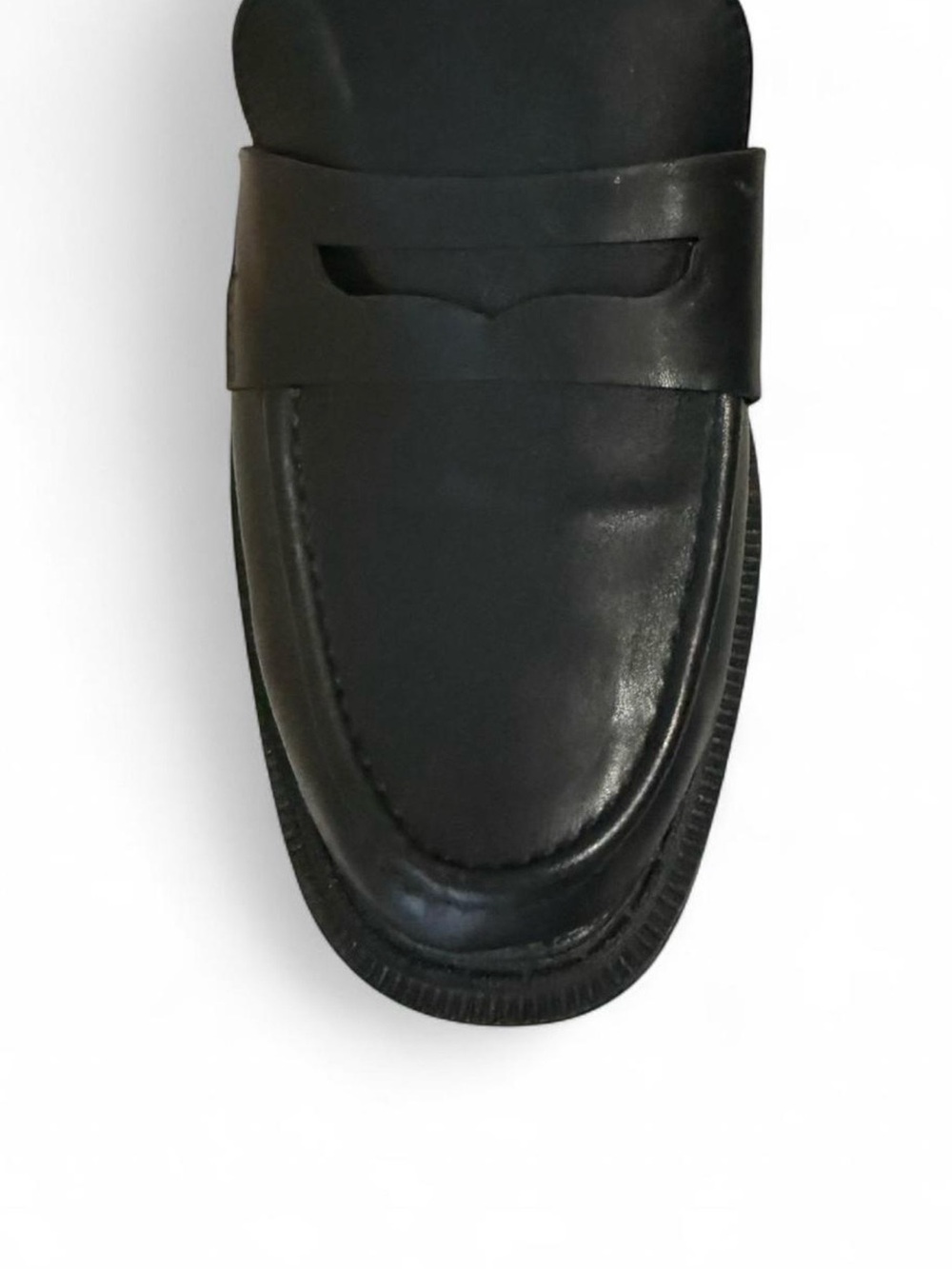 American Eagle Outfitters Black Slip-On Penny Loafers - Picture 3 of 5